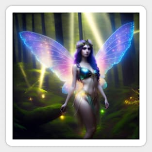 Fairy Princess in Forest Sticker